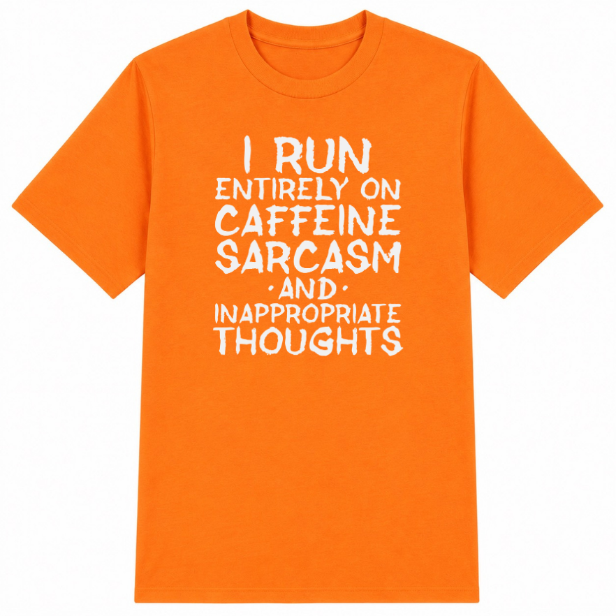 Caffeine Sarcasm & Inappropriate Thoughts Classic Unisex T-Shirt