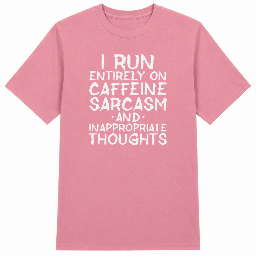 Caffeine Sarcasm & Inappropriate Thoughts Classic Unisex T-Shirt