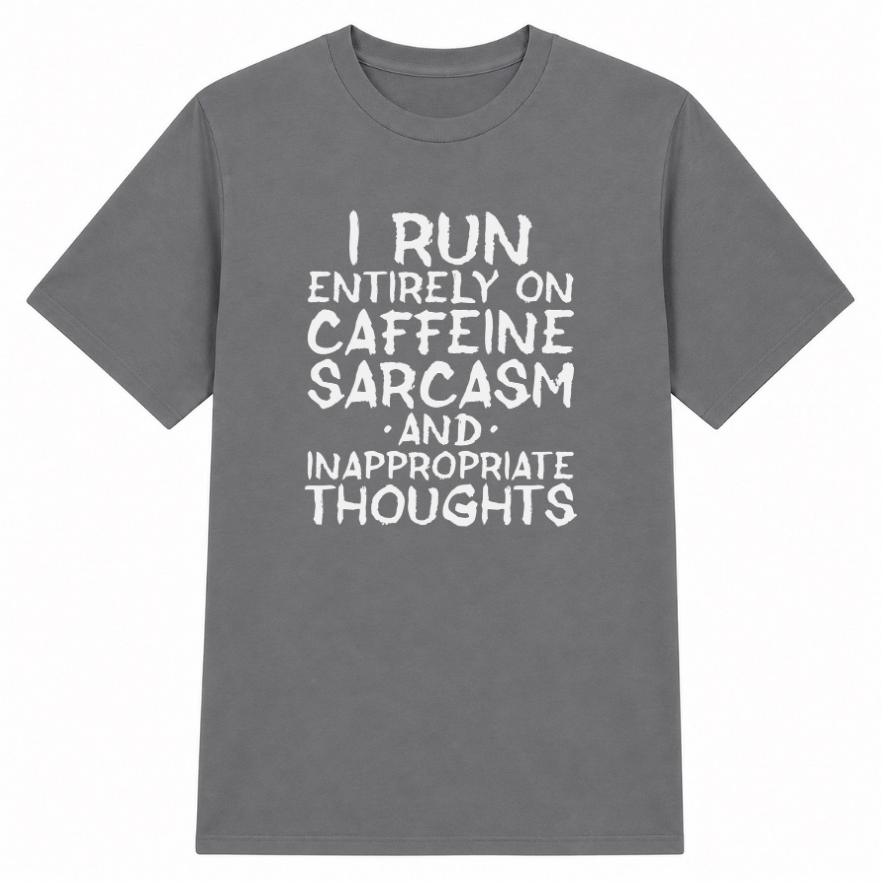 Caffeine Sarcasm & Inappropriate Thoughts Classic Unisex T-Shirt