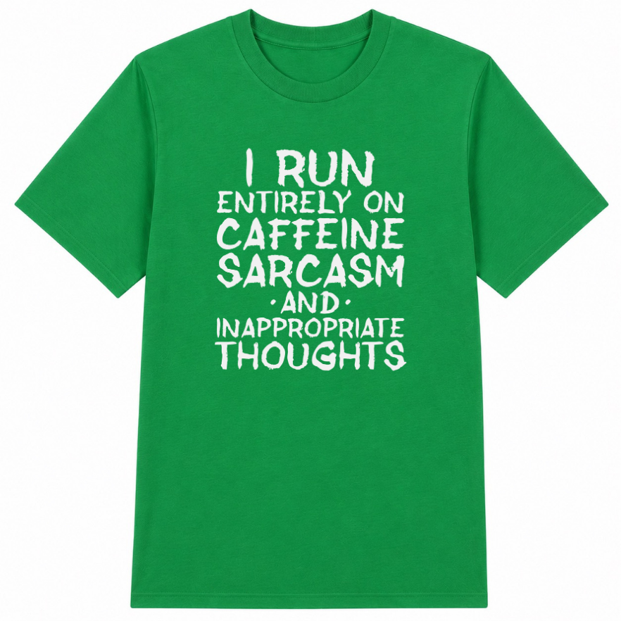 Caffeine Sarcasm & Inappropriate Thoughts Classic Unisex T-Shirt