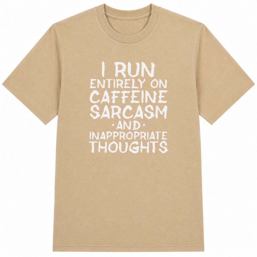 Caffeine Sarcasm & Inappropriate Thoughts Classic Unisex T-Shirt