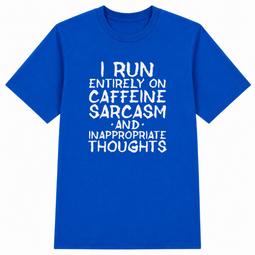 Caffeine Sarcasm & Inappropriate Thoughts Classic Unisex T-Shirt