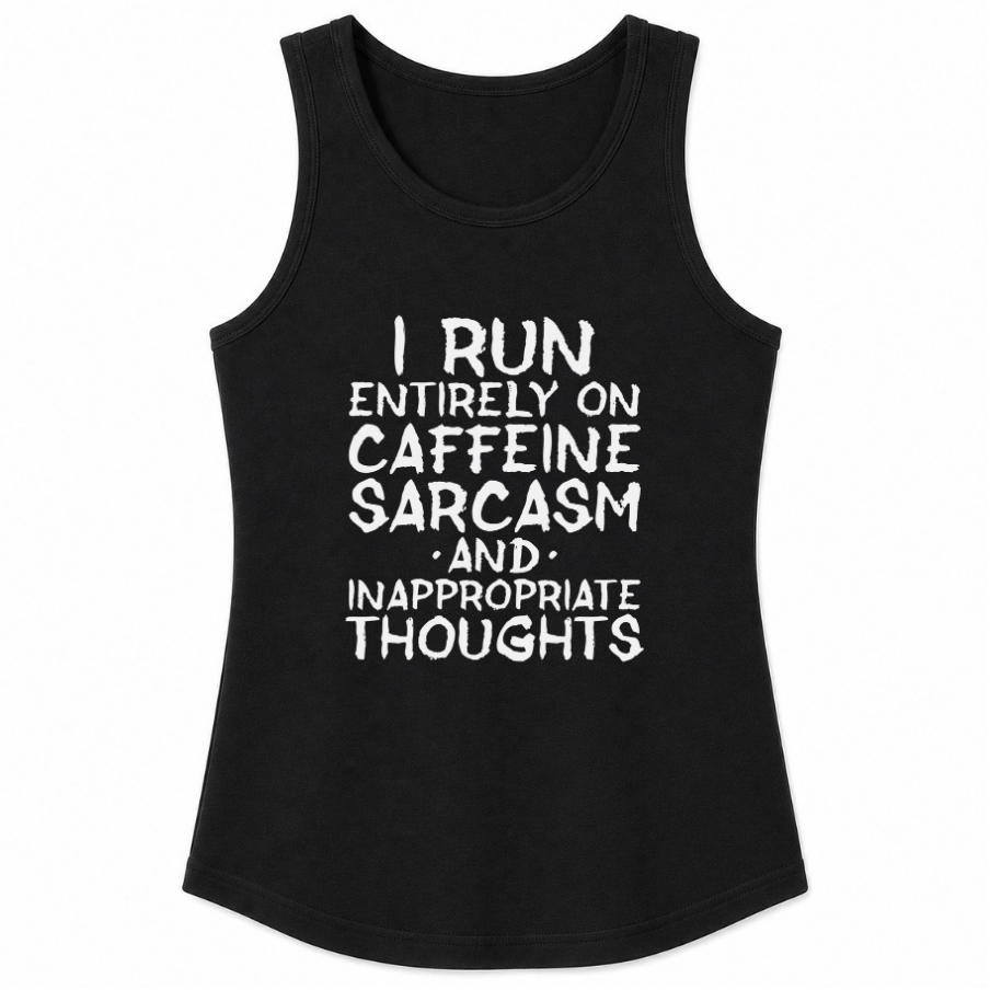 Caffeine Sarcasm & Inappropriate Thoughts Classic Unisex Tank Top