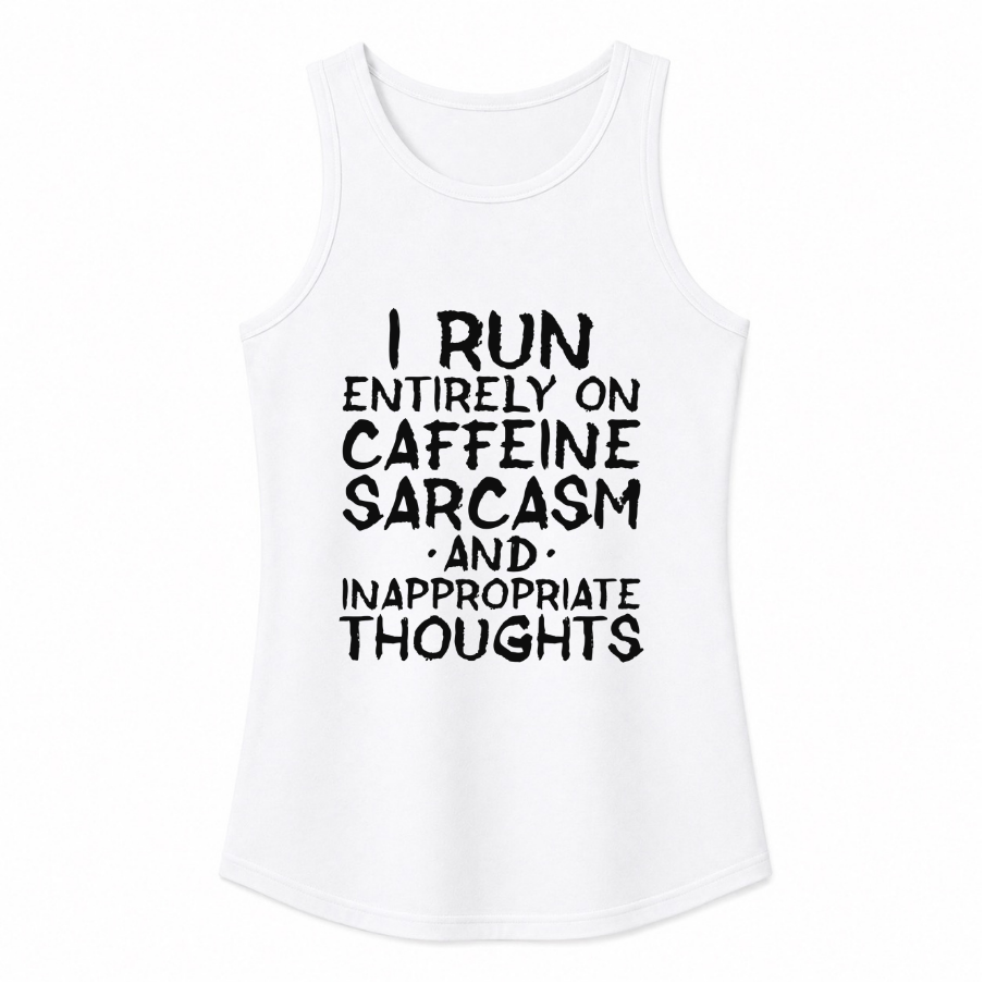 Caffeine Sarcasm & Inappropriate Thoughts Classic Unisex Tank Top