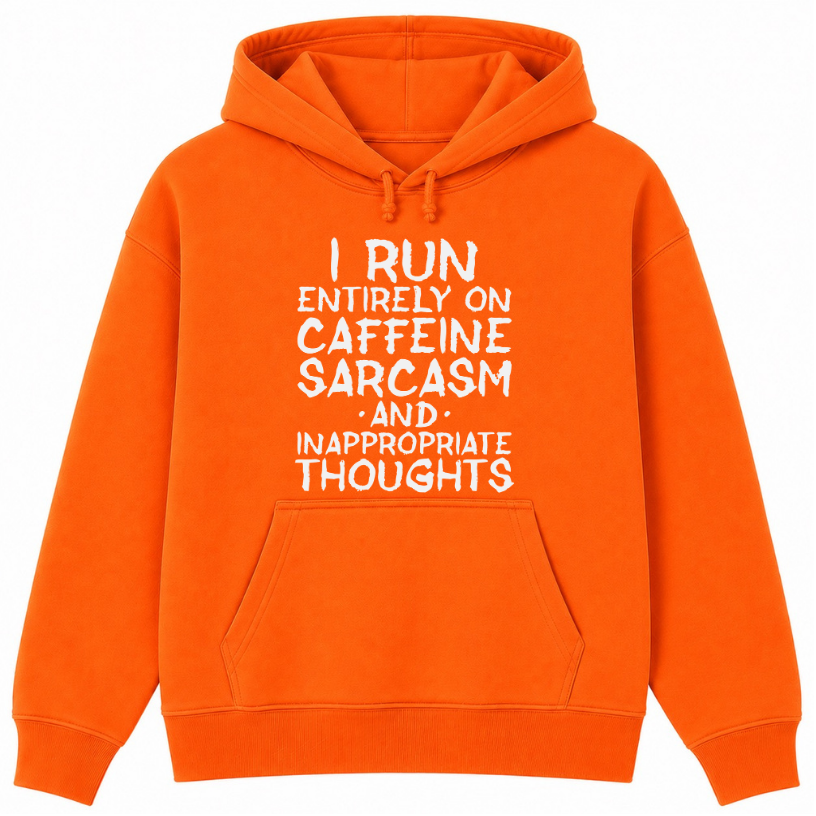 Caffeine Sarcasm & Inappropriate Thoughts Classic Unisex Hoodie