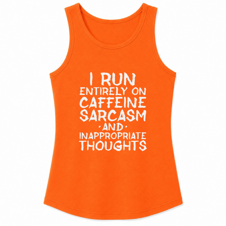 Caffeine Sarcasm & Inappropriate Thoughts Classic Unisex Tank Top