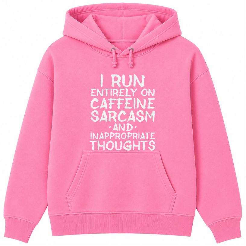 Caffeine Sarcasm & Inappropriate Thoughts Classic Unisex Hoodie