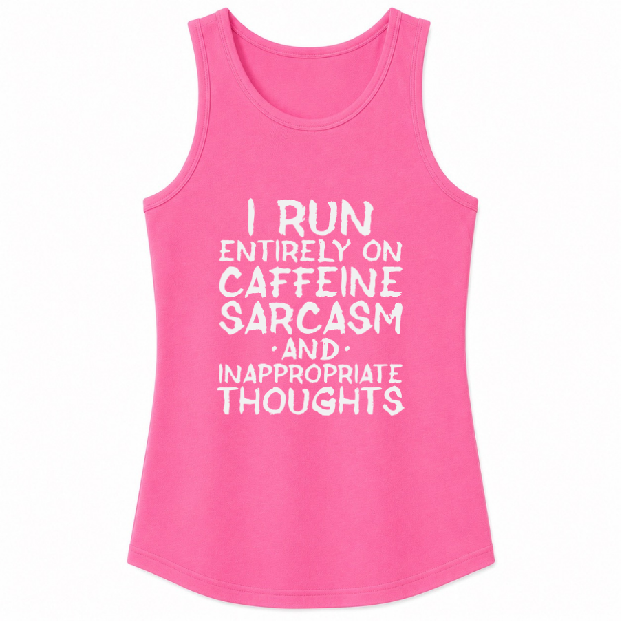 Caffeine Sarcasm & Inappropriate Thoughts Classic Unisex Tank Top