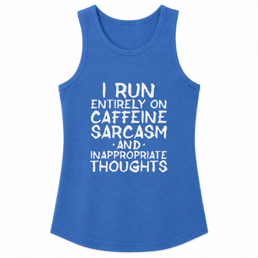 Caffeine Sarcasm & Inappropriate Thoughts Classic Unisex Tank Top