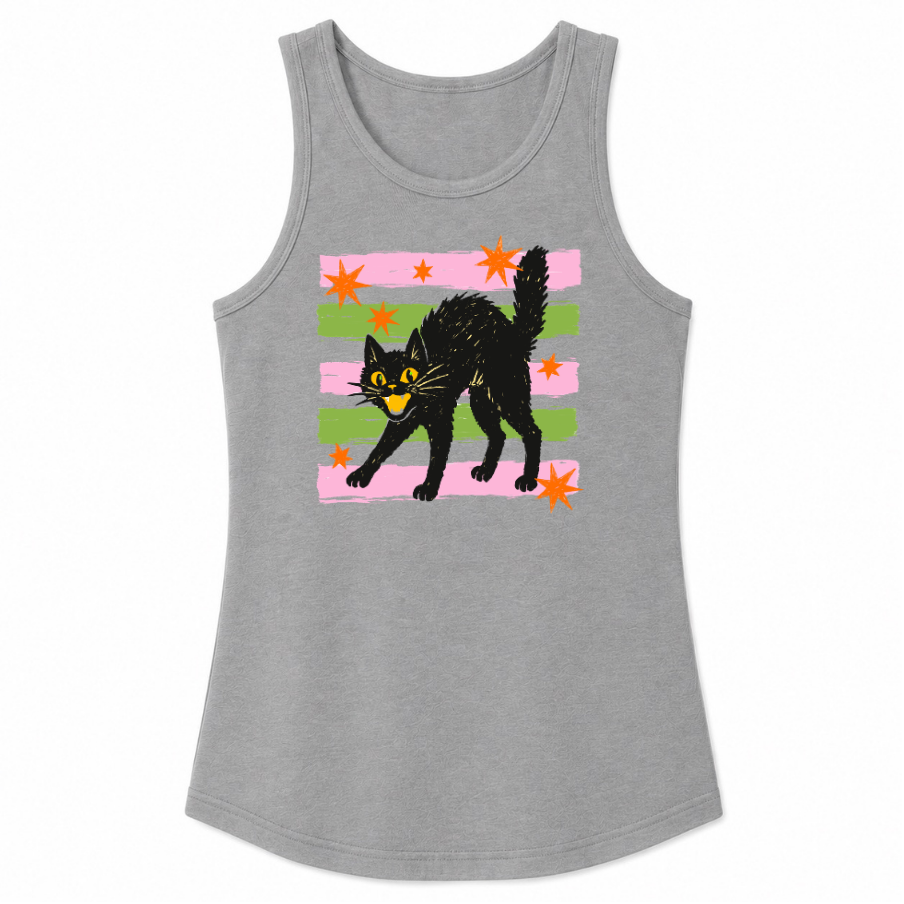 Retro Black Cat Classic Unisex Tank Top