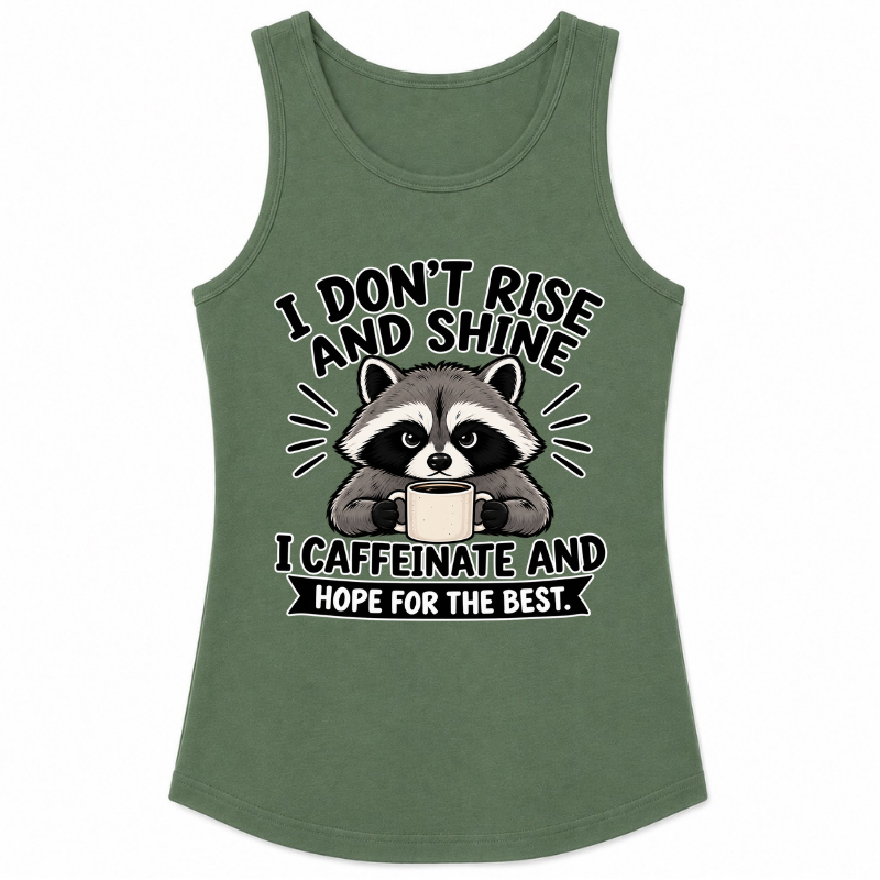I Don't Rise and Shine Classic Unisex Tank Top