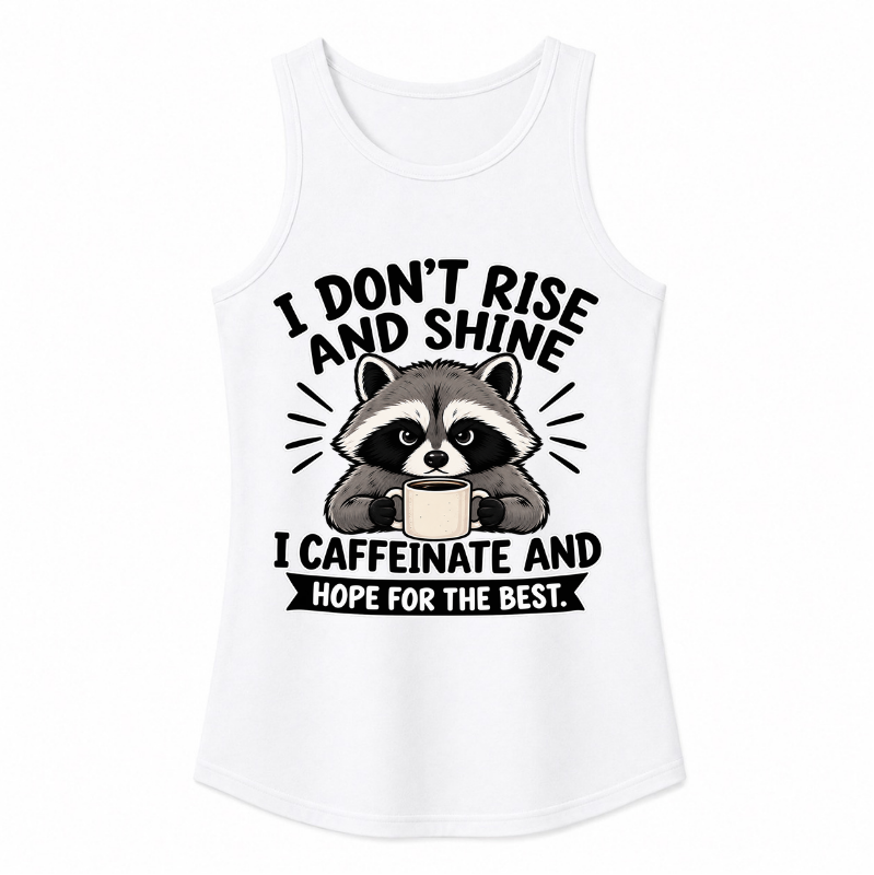 I Don't Rise and Shine Classic Unisex Tank Top
