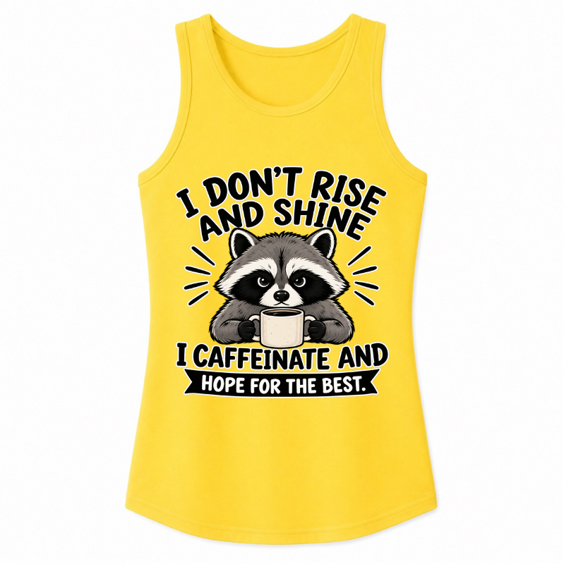 I Don't Rise and Shine Classic Unisex Tank Top