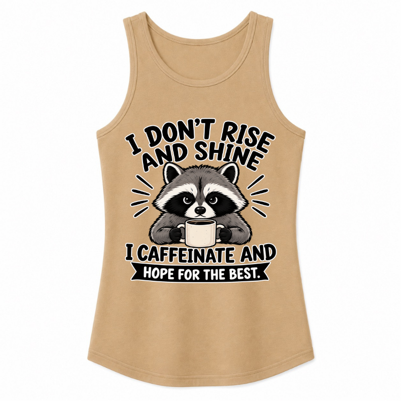 I Don't Rise and Shine Classic Unisex Tank Top