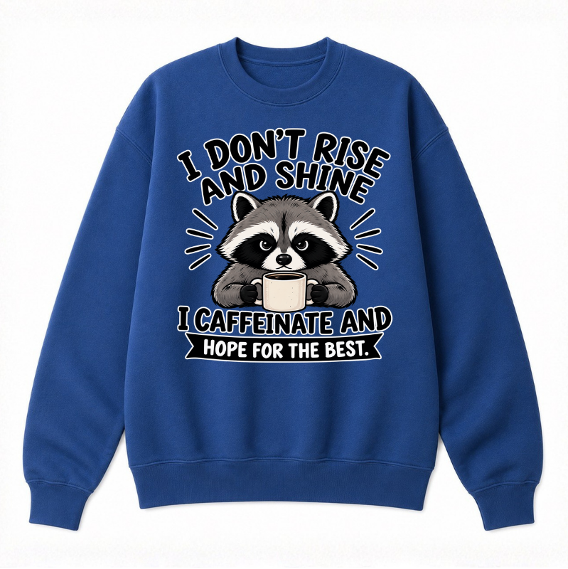 I Don't Rise and Shine Classic Unisex Sweatshirt