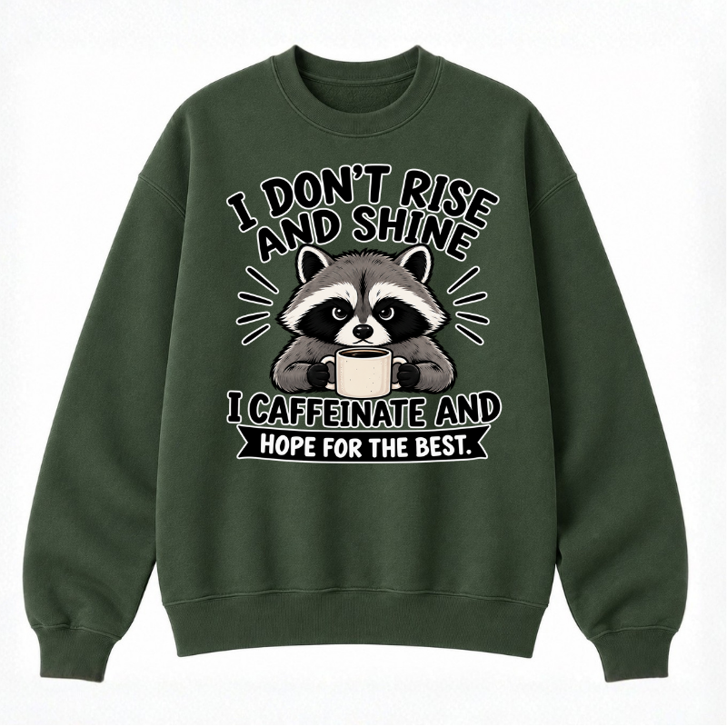I Don't Rise and Shine Classic Unisex Sweatshirt