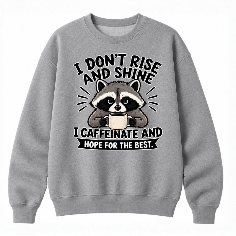 I Don't Rise and Shine Classic Unisex Sweatshirt