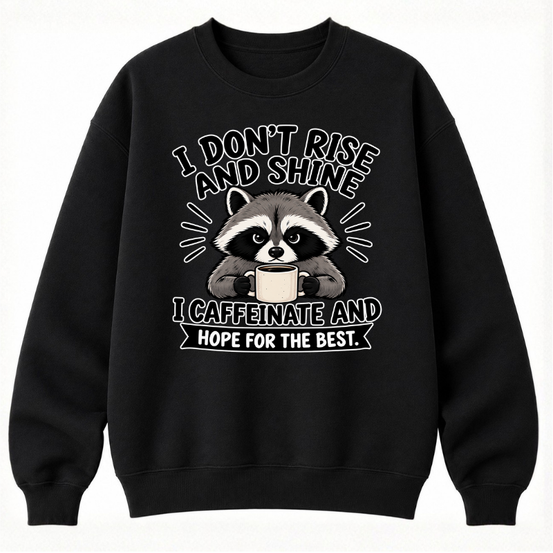 I Don't Rise and Shine Classic Unisex Sweatshirt