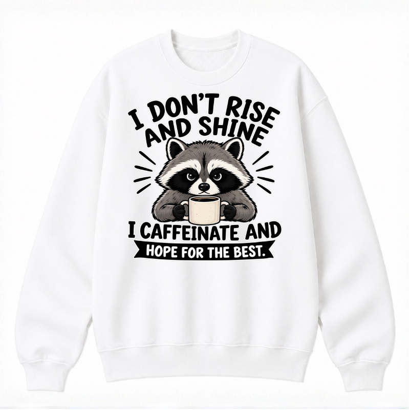 I Don't Rise and Shine Classic Unisex Sweatshirt