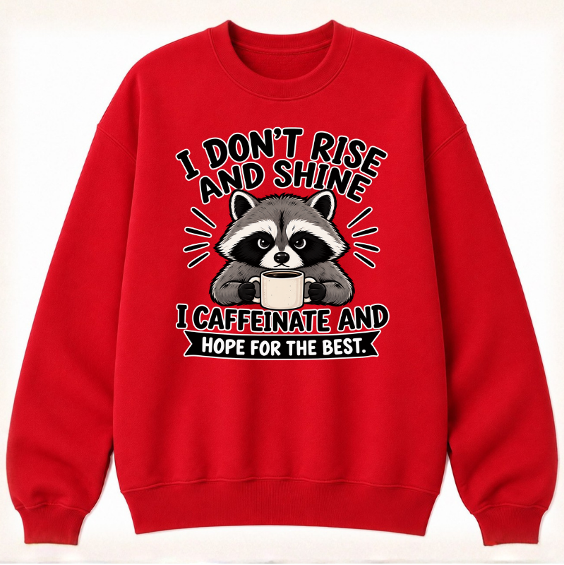 I Don't Rise and Shine Classic Unisex Sweatshirt