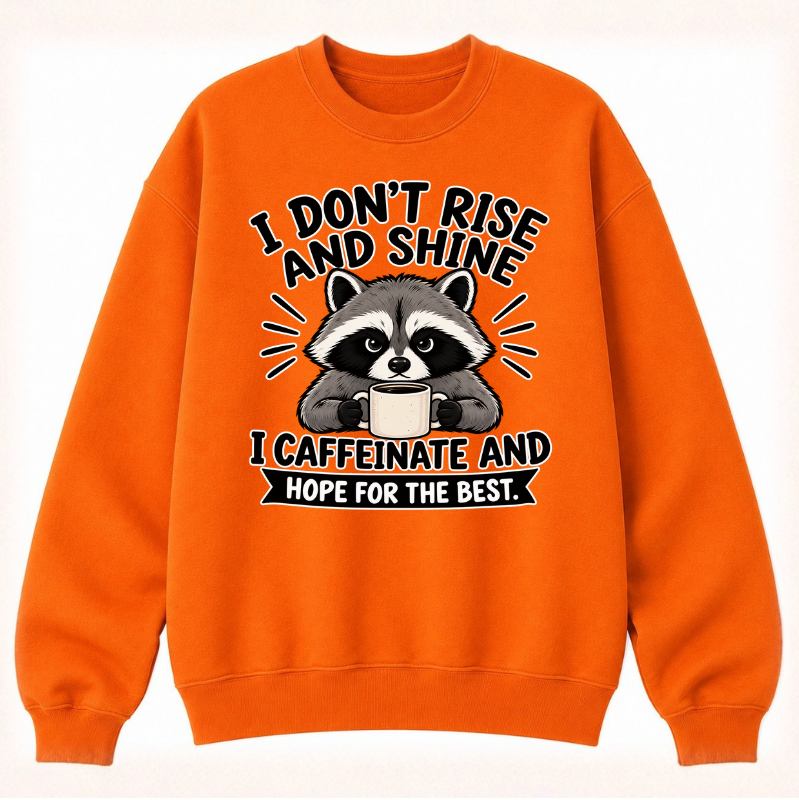 I Don't Rise and Shine Classic Unisex Sweatshirt