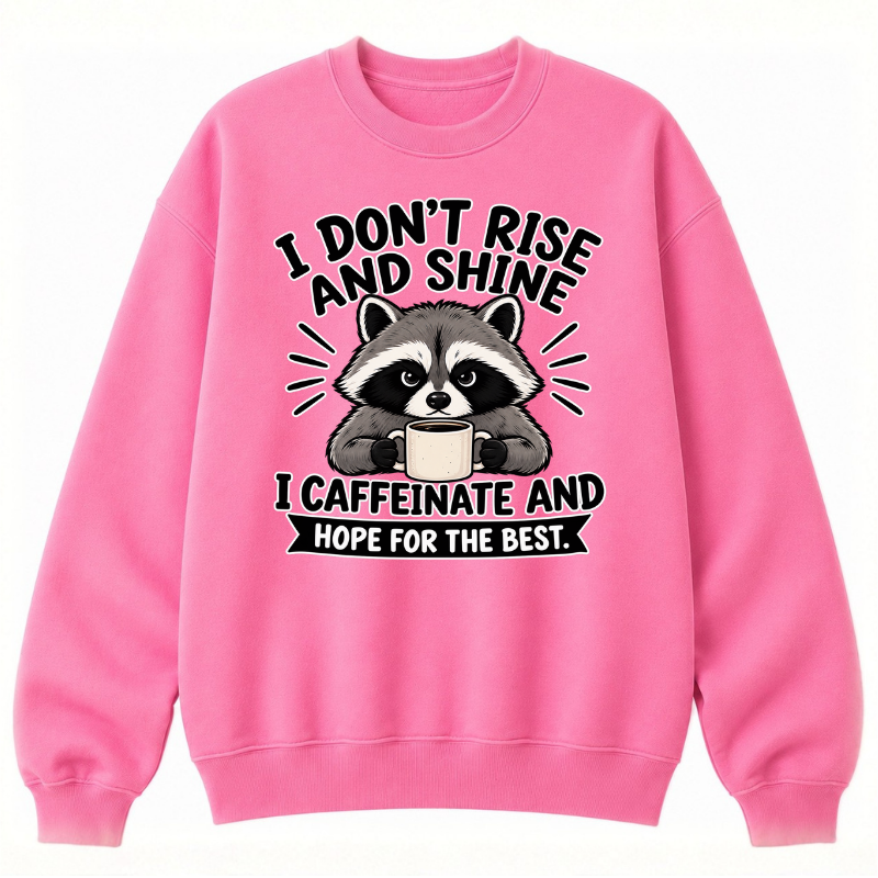I Don't Rise and Shine Classic Unisex Sweatshirt