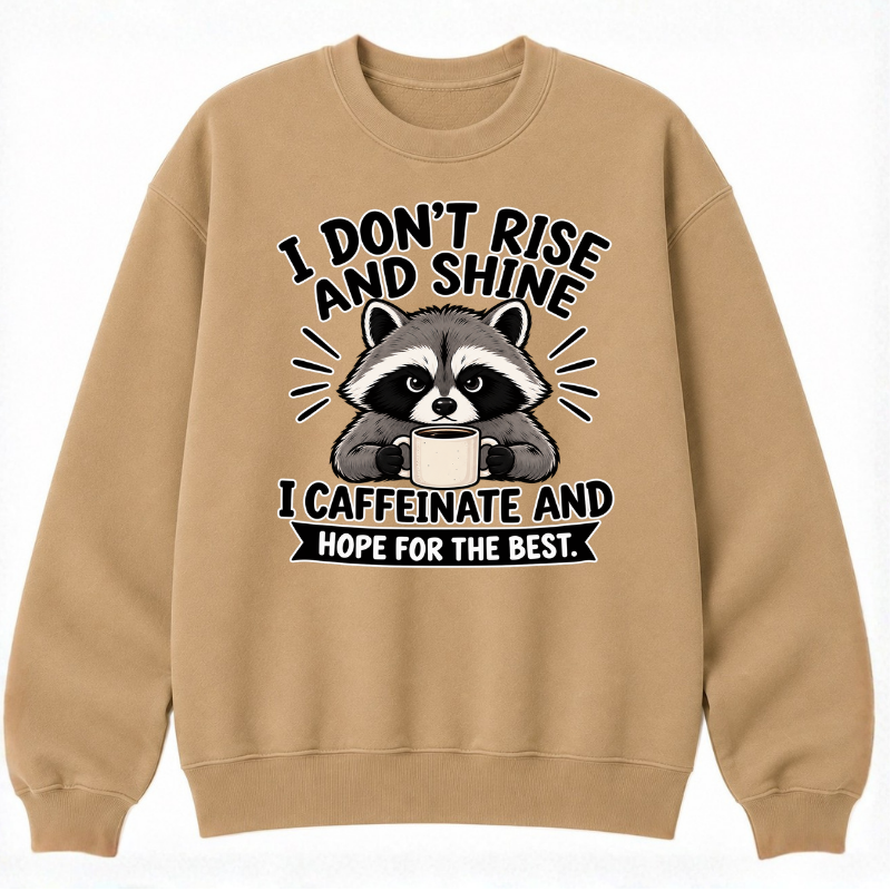 I Don't Rise and Shine Classic Unisex Sweatshirt