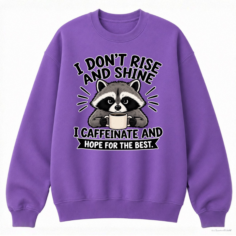 I Don't Rise and Shine Classic Unisex Sweatshirt