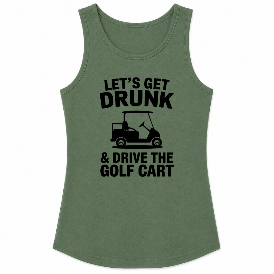Let's Get Drunk & Drive the Golf Cart Classic Unisex Tank Top