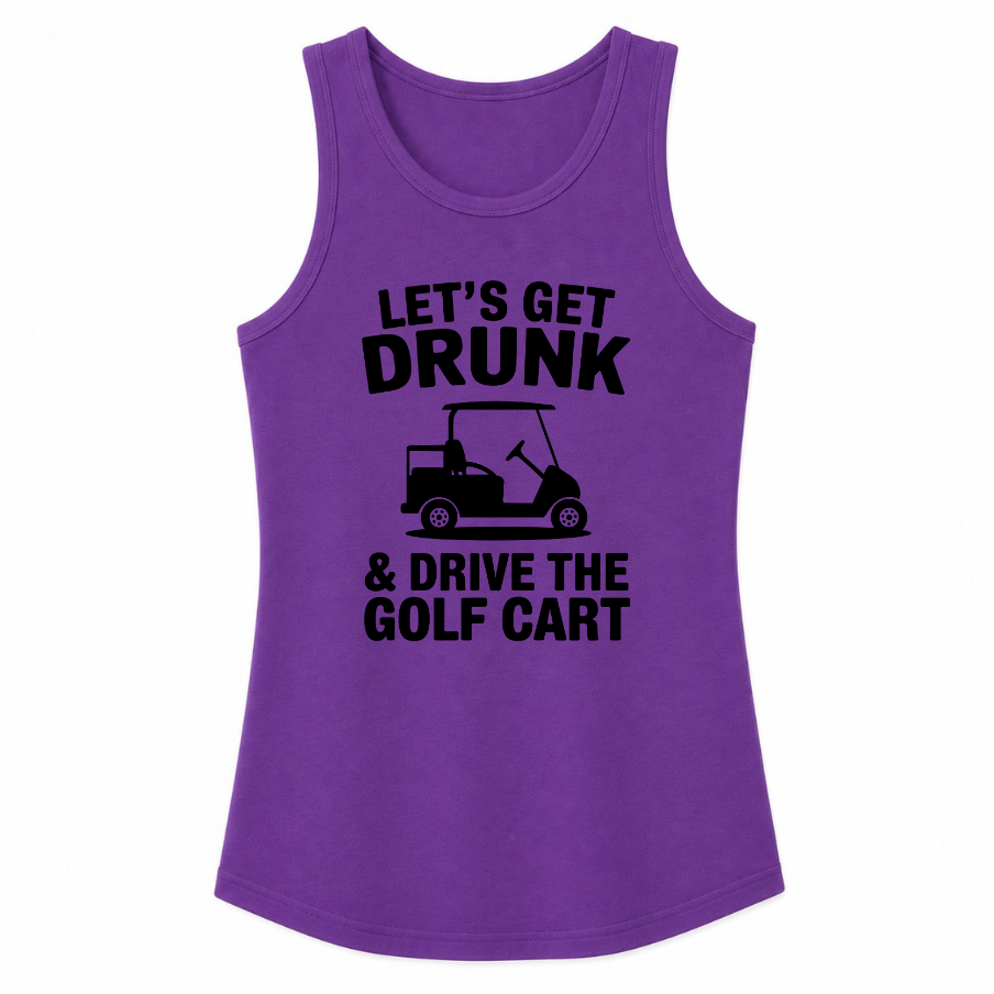 Let's Get Drunk & Drive the Golf Cart Classic Unisex Tank Top