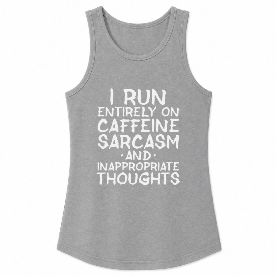 Caffeine Sarcasm & Inappropriate Thoughts Classic Unisex Tank Top