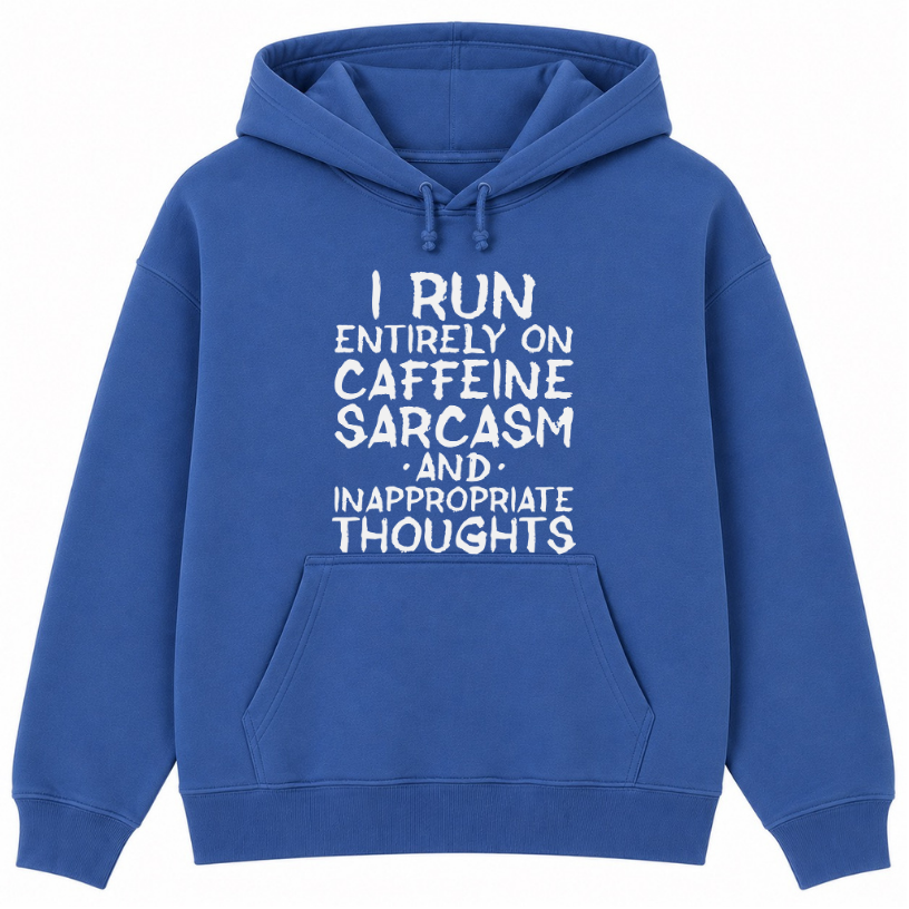 Caffeine Sarcasm & Inappropriate Thoughts Classic Unisex Hoodie