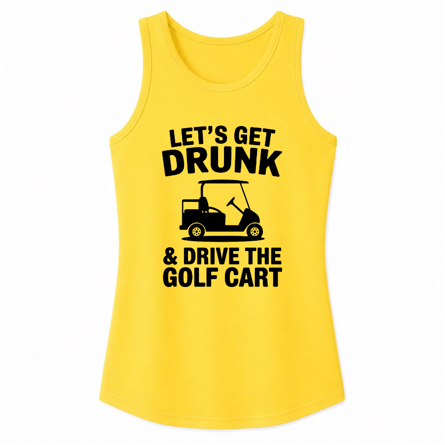 Let's Get Drunk & Drive the Golf Cart Classic Unisex Tank Top