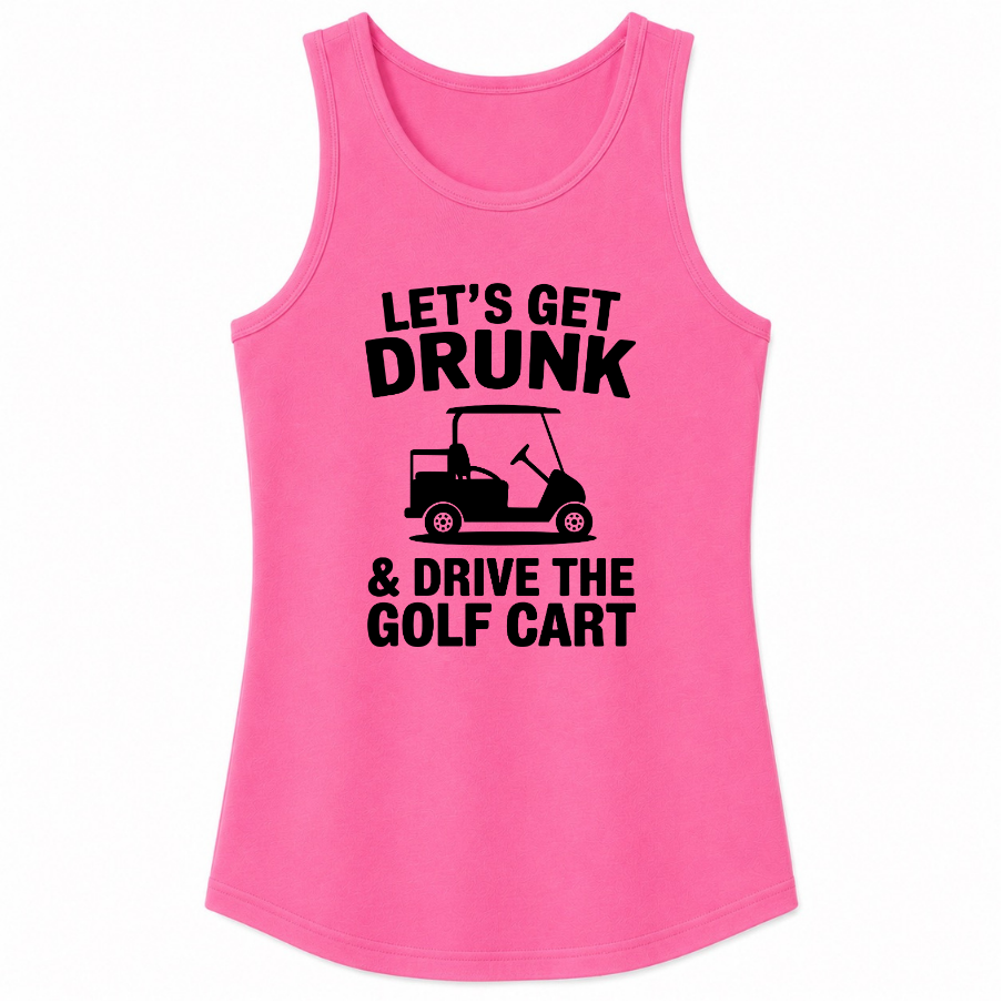 Let's Get Drunk & Drive the Golf Cart Classic Unisex Tank Top