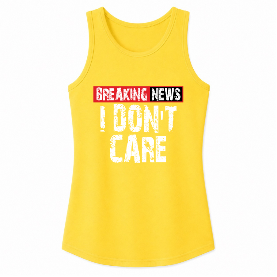 Breaking News I Don't Care Classic Unisex Tank Top