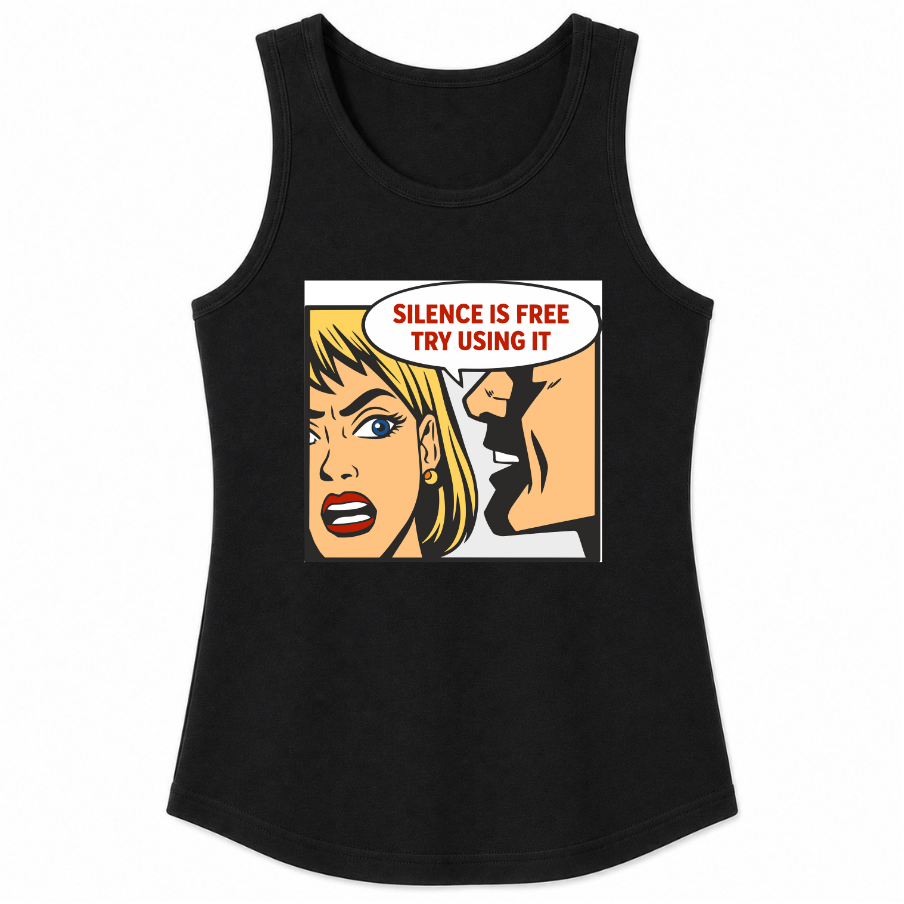 Silence Is Free Classic Unisex Tank Top