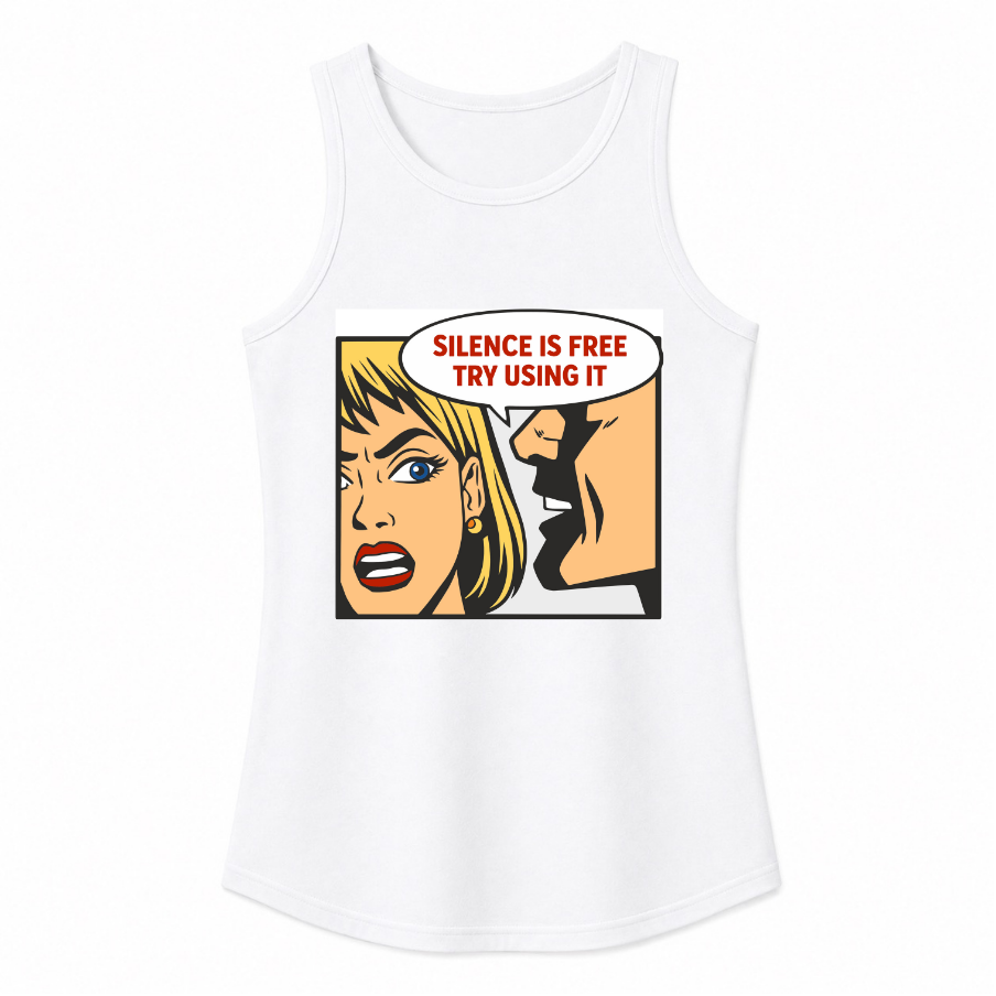Silence Is Free Classic Unisex Tank Top