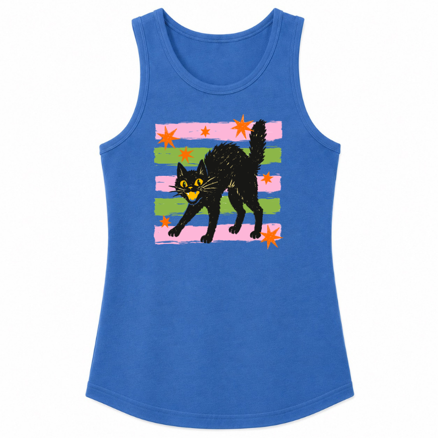 Retro Black Cat Classic Unisex Tank Top