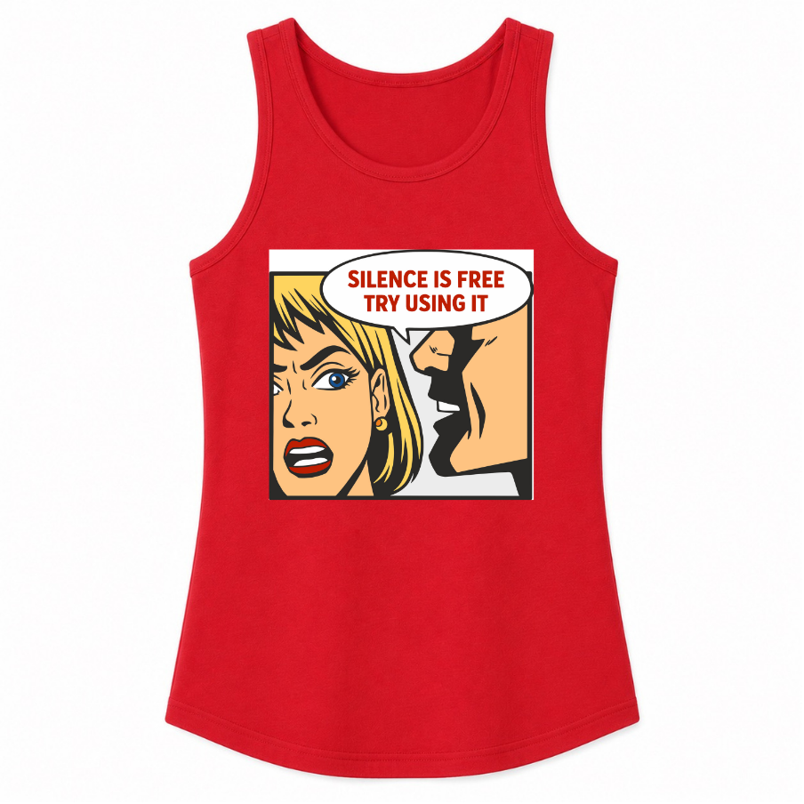 Silence Is Free Classic Unisex Tank Top