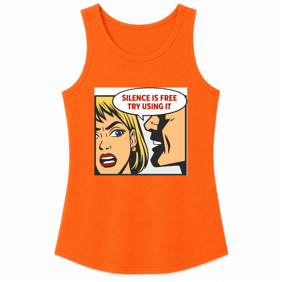 Silence Is Free Classic Unisex Tank Top
