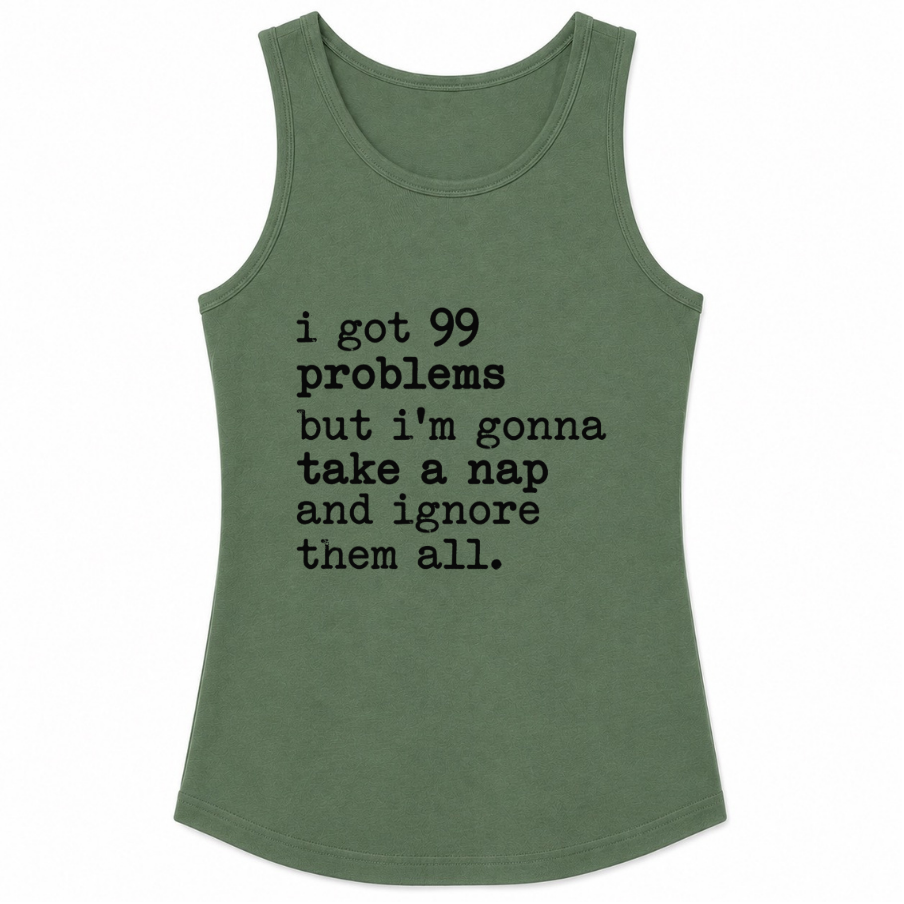 99 Problems But I'm Gonna Take a Nap Classic Unisex Tank Top