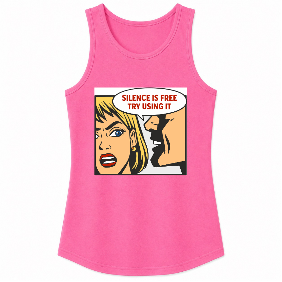 Silence Is Free Classic Unisex Tank Top