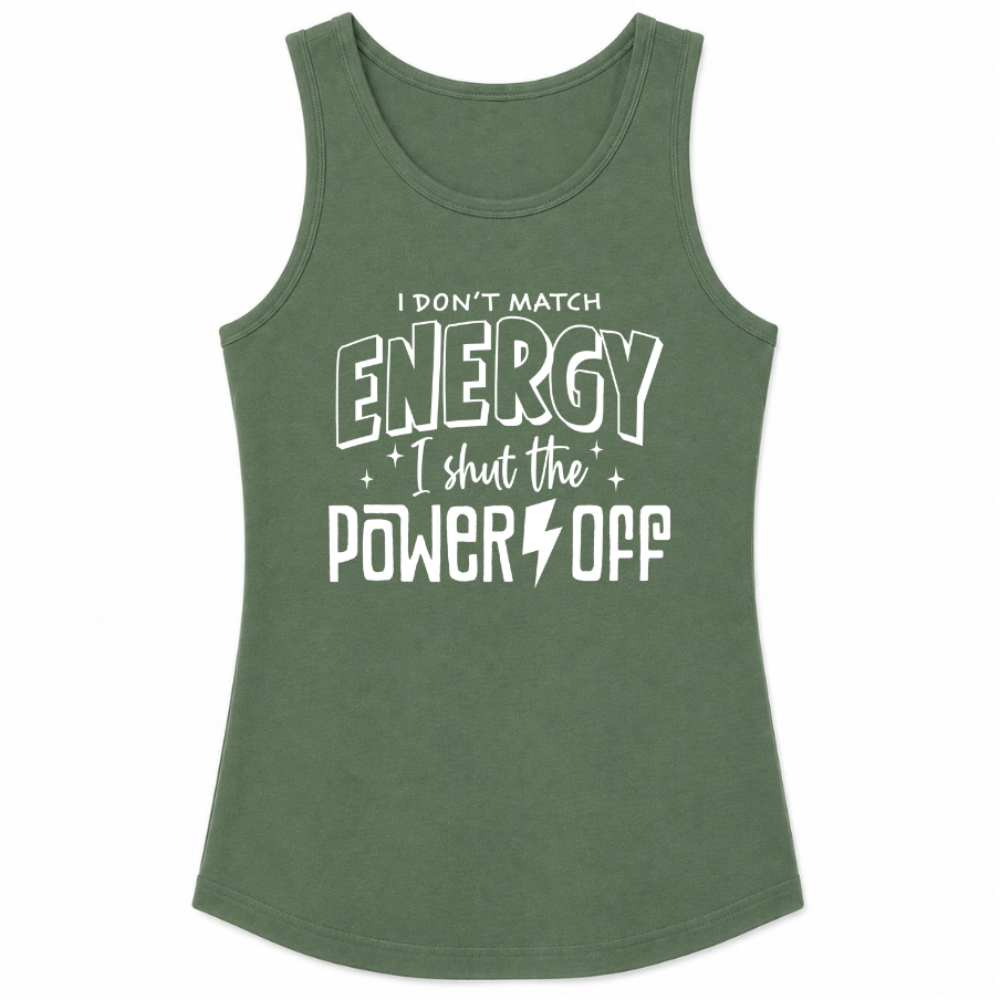 I Don't Match Energy Classic Unisex Tank Top