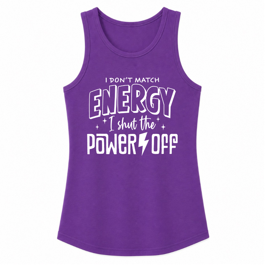 I Don't Match Energy Classic Unisex Tank Top