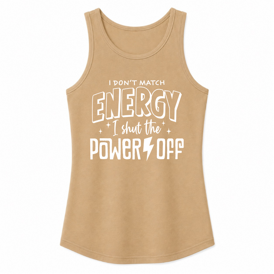 I Don't Match Energy Classic Unisex Tank Top