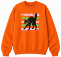 Retro Black Cat Classic Unisex Sweatshirt