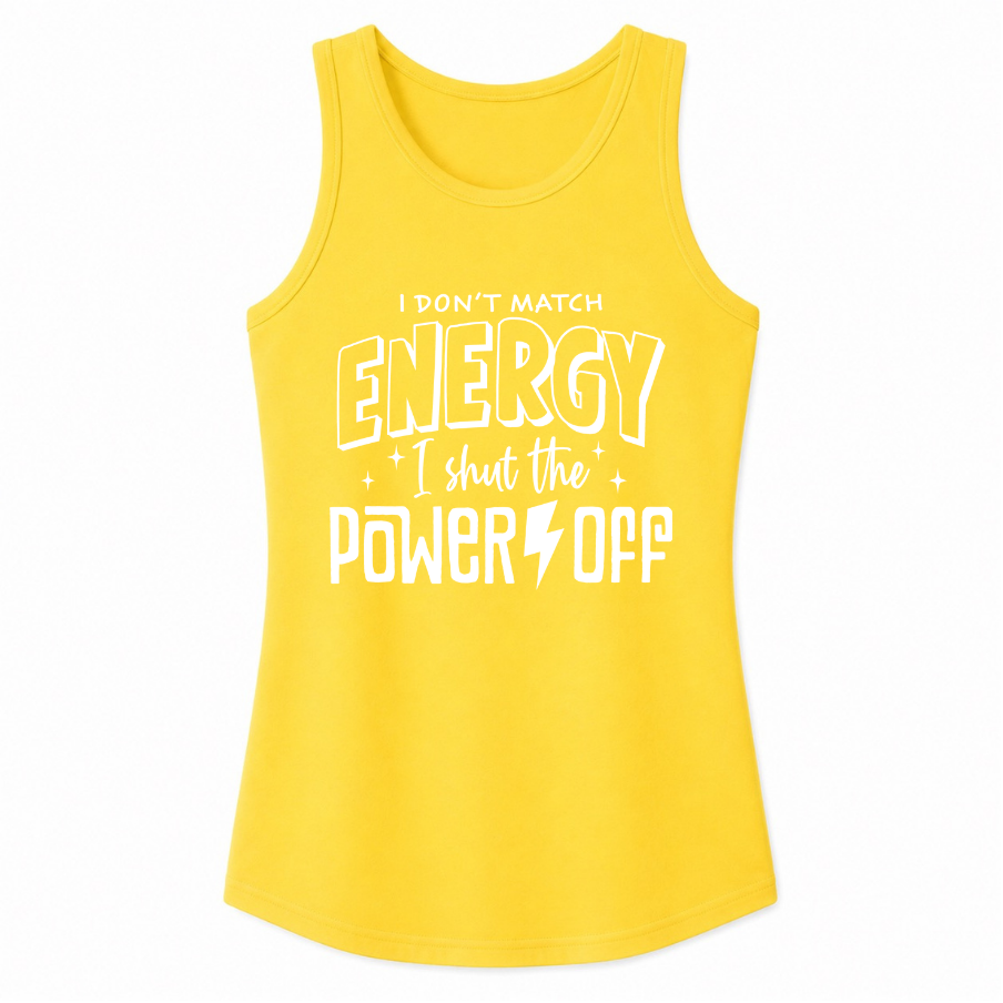 I Don't Match Energy Classic Unisex Tank Top