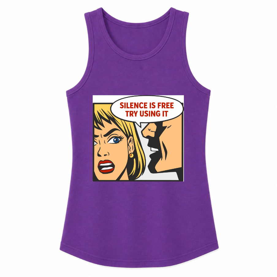 Silence Is Free Classic Unisex Tank Top