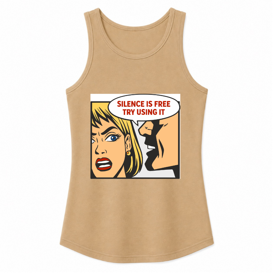 Silence Is Free Classic Unisex Tank Top