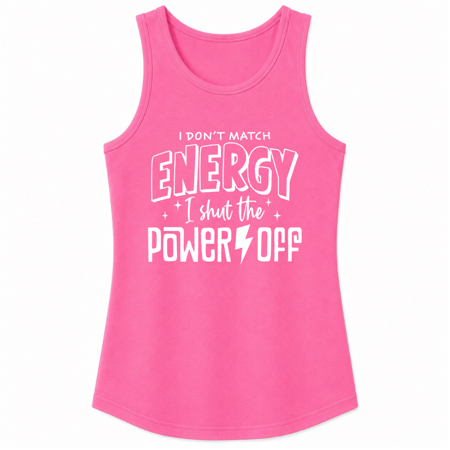 I Don't Match Energy Classic Unisex Tank Top